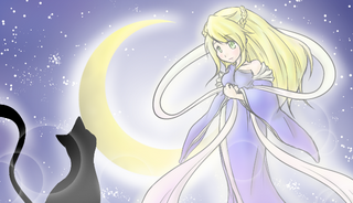 月の女神と白い子猫.png